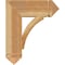 Ekena Millwork Thorton Arts & Crafts Rough Sawn Bracket, Western Red Cedar, 6"W x 20"D x 24"H BKT06X20X24THR03RWR - alternate 2